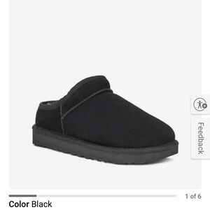 Ugg Women’s Classic Slipper Size 9 Black